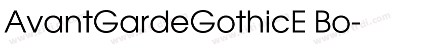 AvantGardeGothicE Bo字体转换